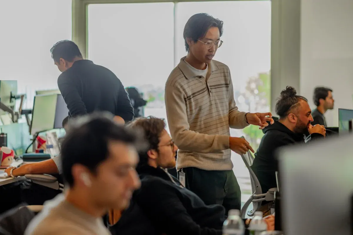 People in an office