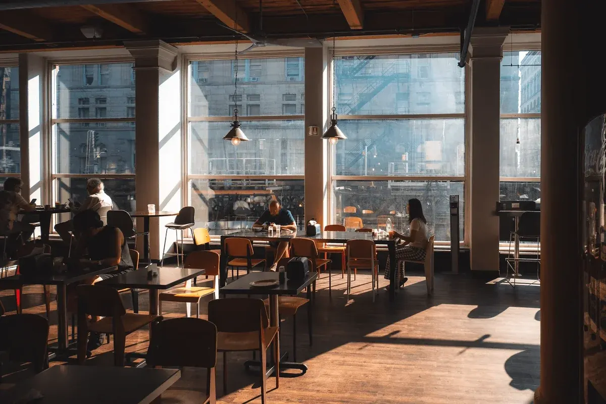 People in an office